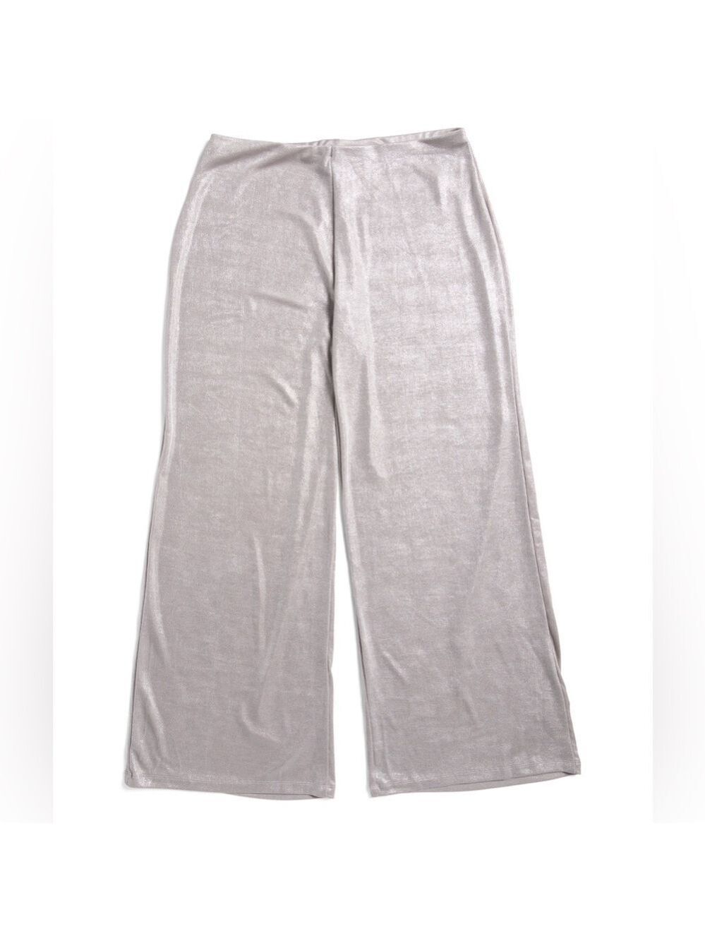 Zara Silver Wide Leg Pants